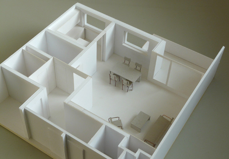 modell, wohnung